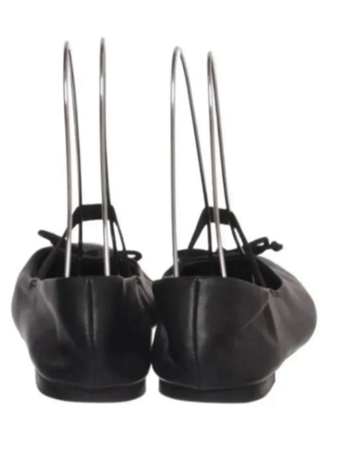 Svarta ballerinaskor med rosett - 2