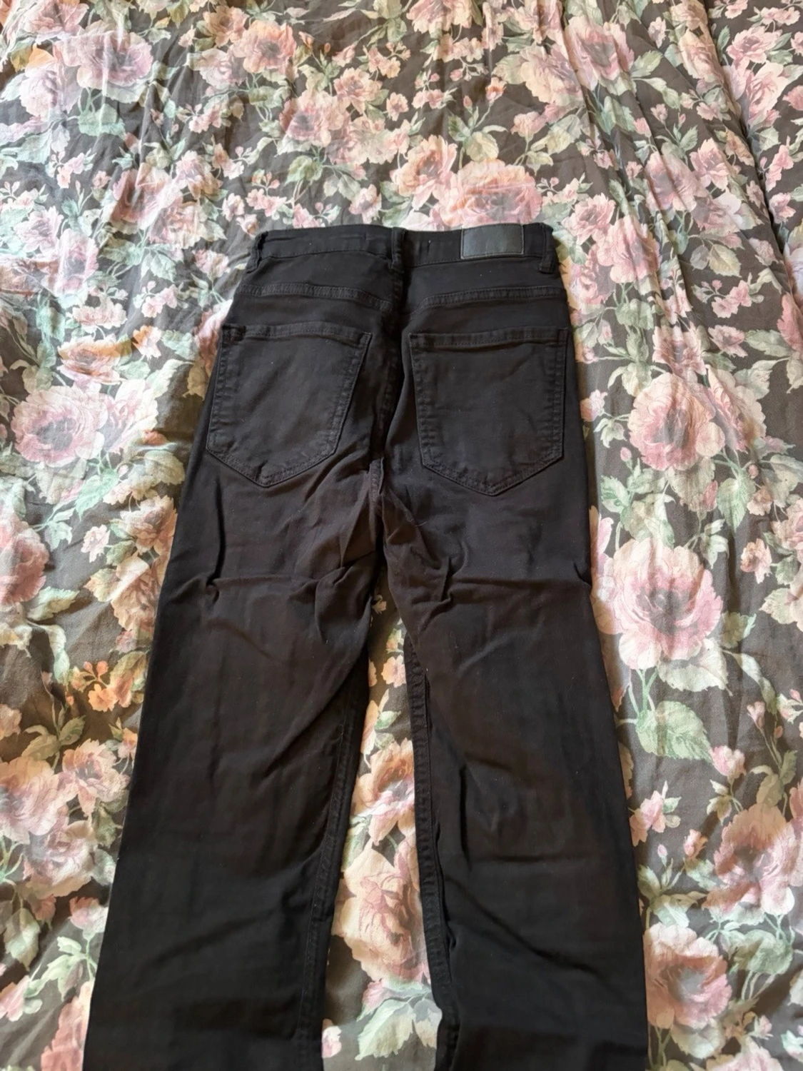 Svarta raka jeans - 1