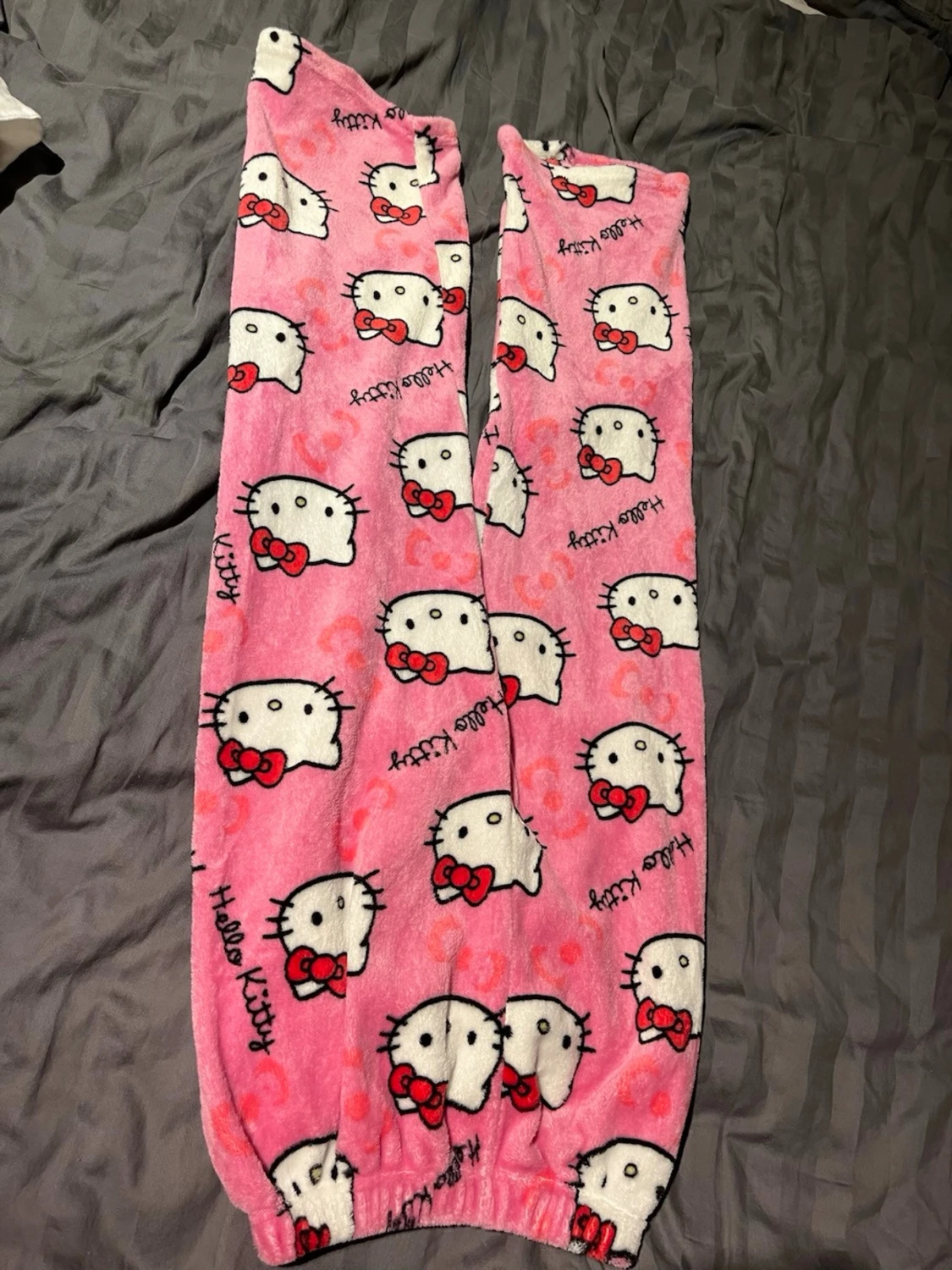 Rosa Hello Kitty pyjamasbyxor - 1