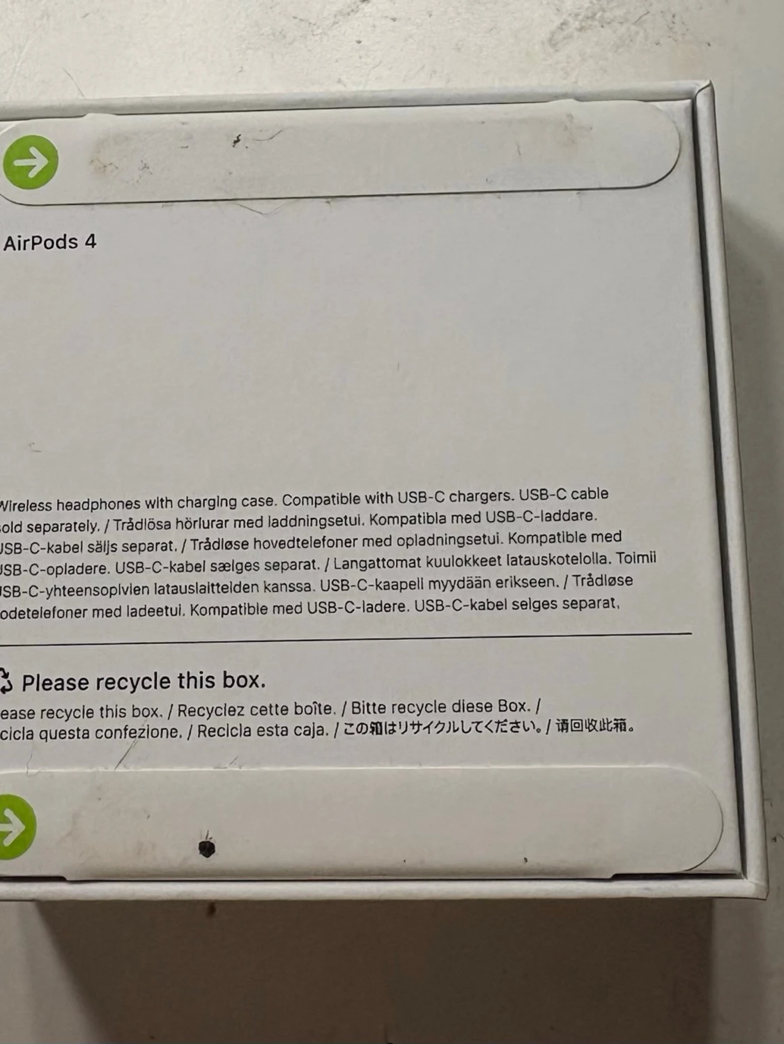 Apple AirPods 4 trådlösa hörlurar - 1