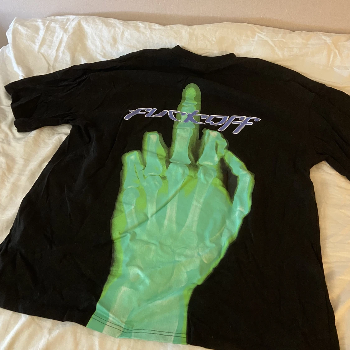 T-shirt med print - 91