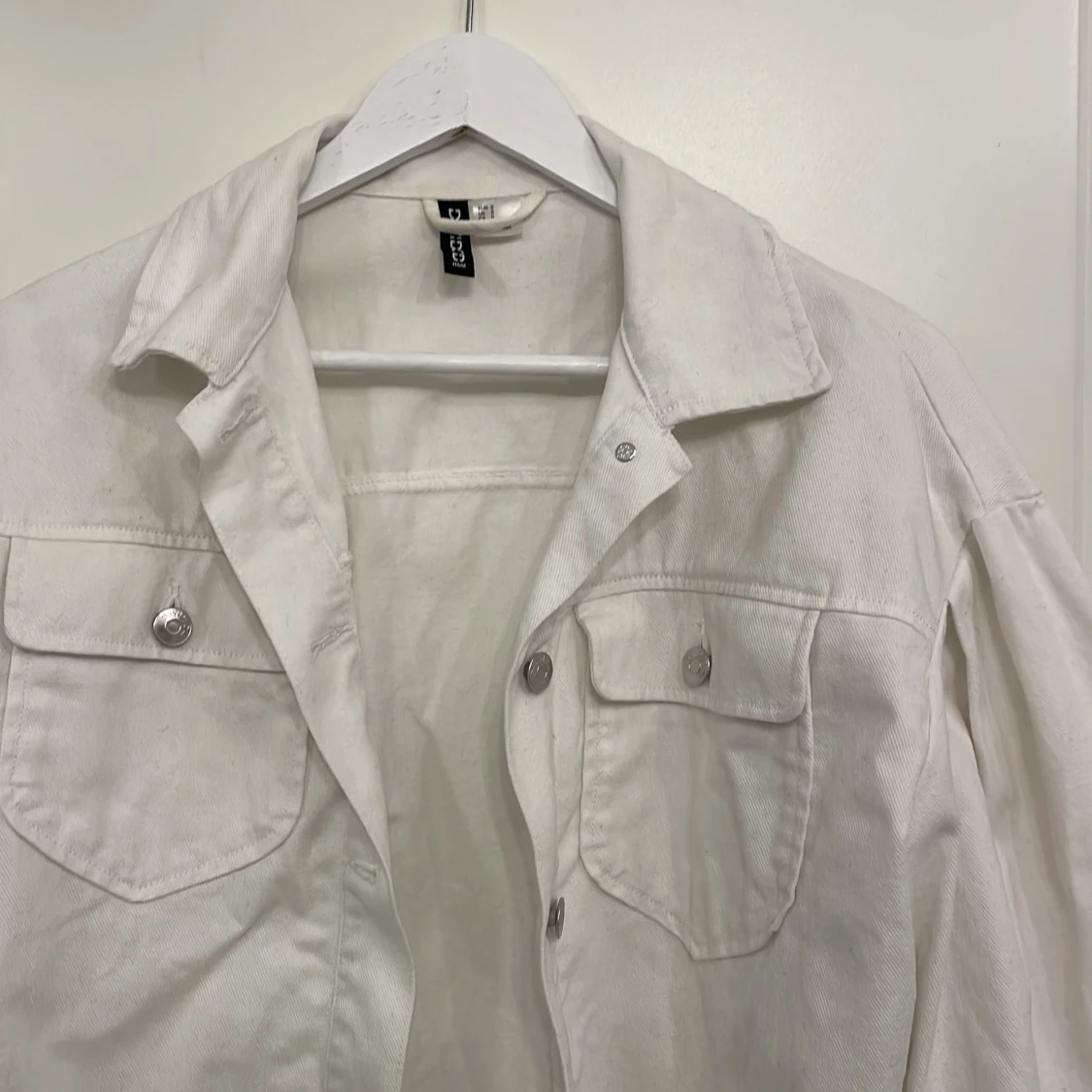 Vit jeansjacka  - 90