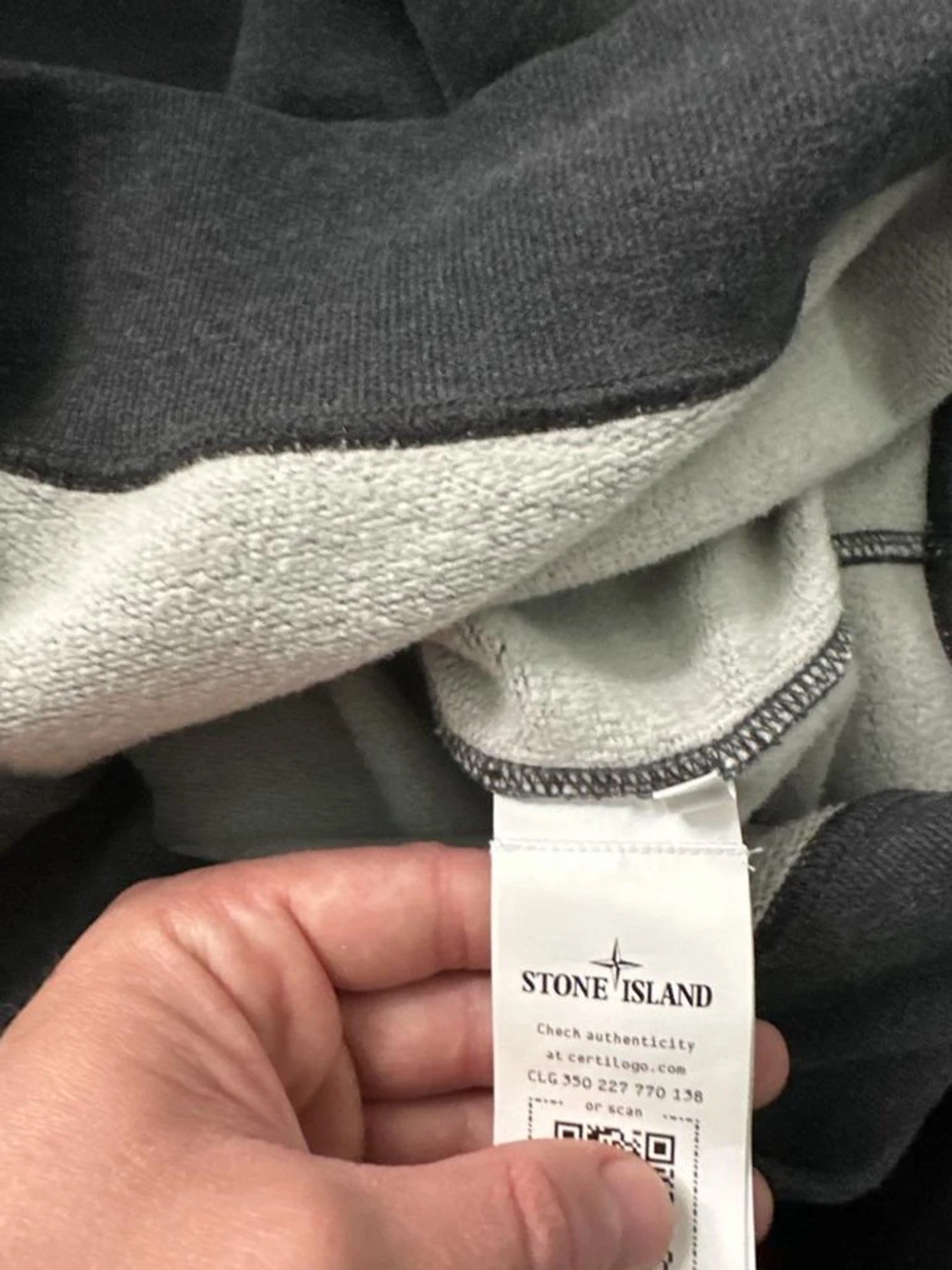 Stone island halv zip