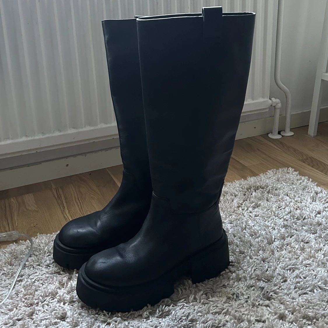 Skinn stövlar  - 90