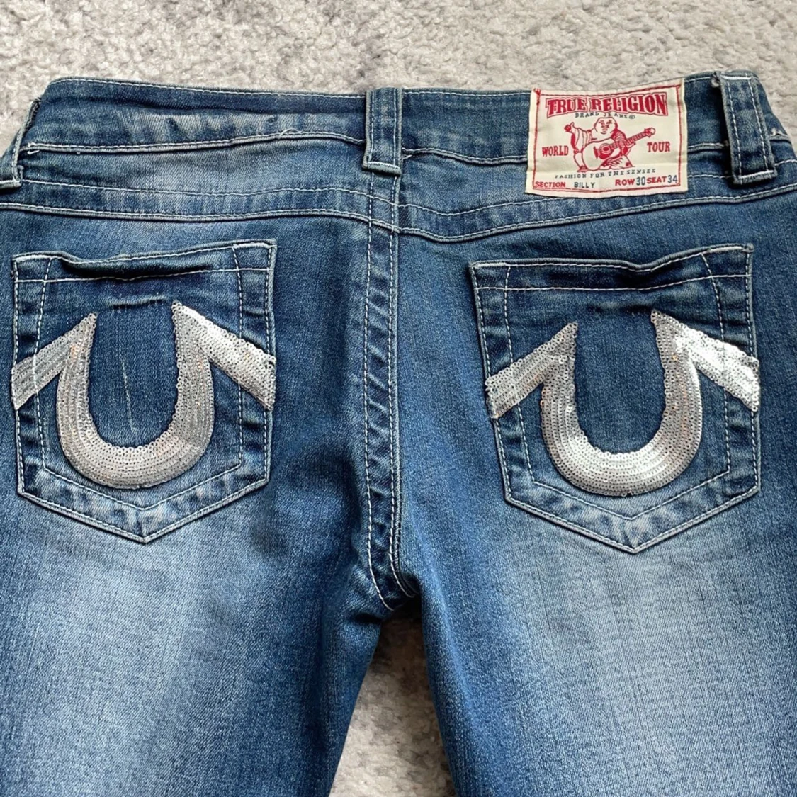 True religion lågmidjade bootcut jeans  - 91