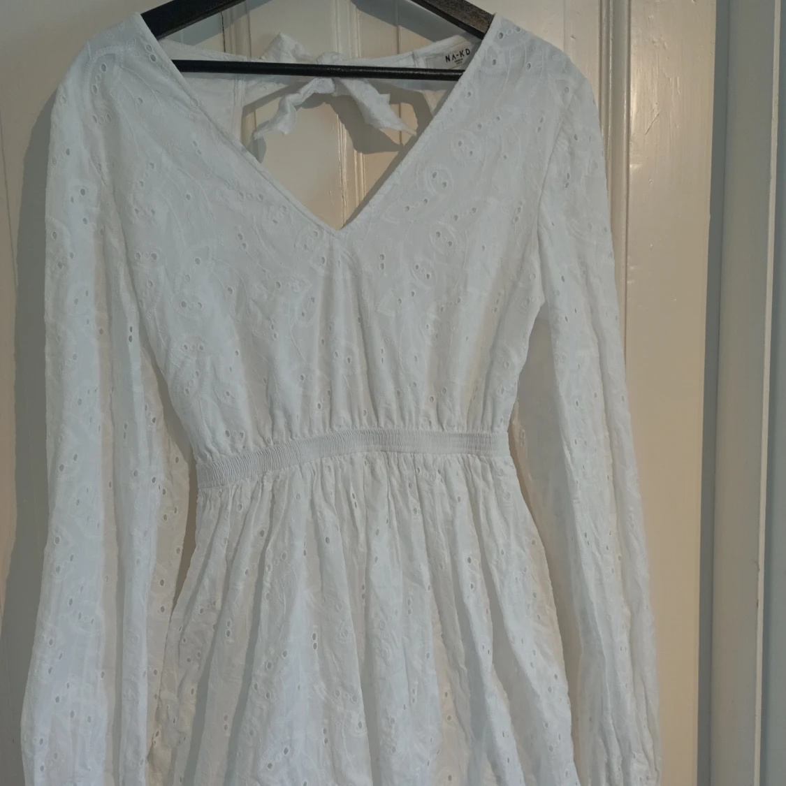 Vit sommar klänning 🤍