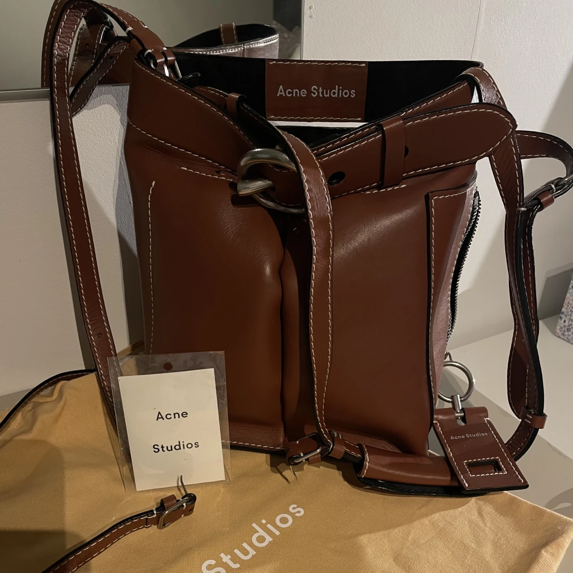 Acne Studios Buckle Jeans Bag