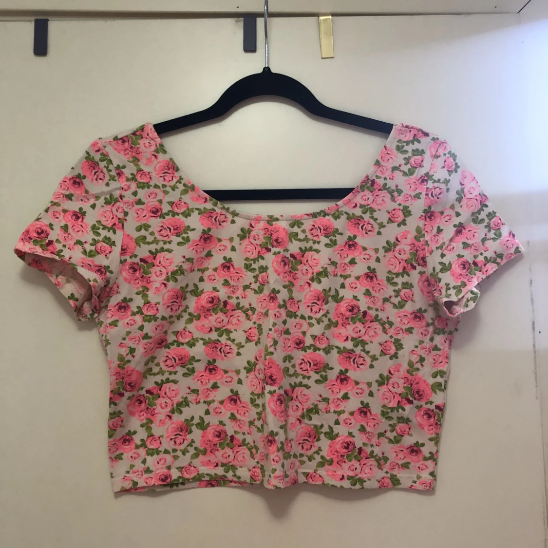 Blommig croptop