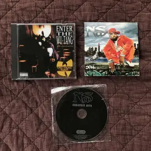 Wu-Tang debut platta och Nas Stillmatic. + bonus Nas greatest hits, men den saknar omslag