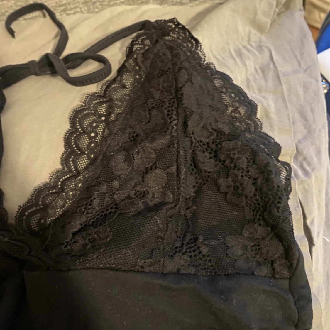 Halterneck spets linne - 91