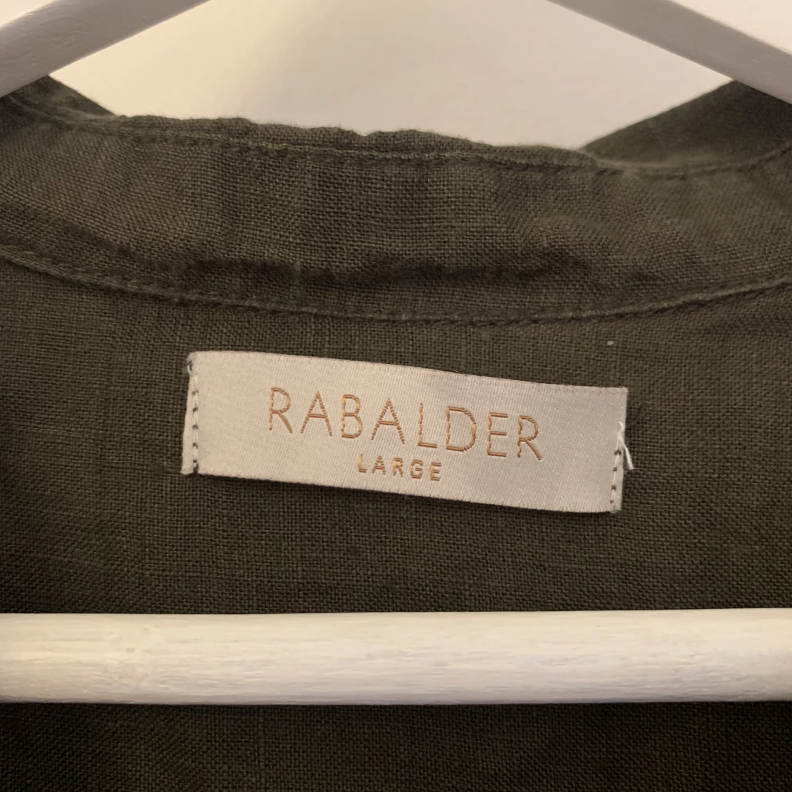 Mörkgrön linneskjorta Rabalder - 91