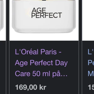 Hudkräm  - Hudkräm från loreal. Använd 2 gånger men funkade inte riktigt på min hy. Köpt för 169. 