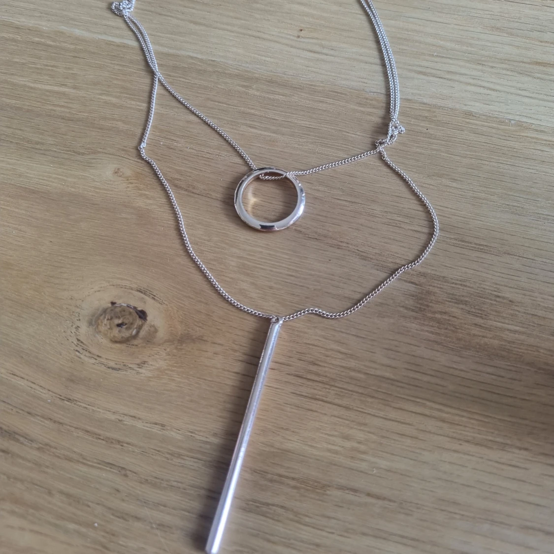 Ljust Guldigt halsband  - 90