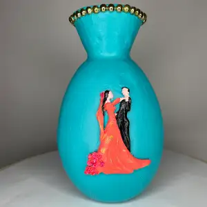 Handmade homemade vas 