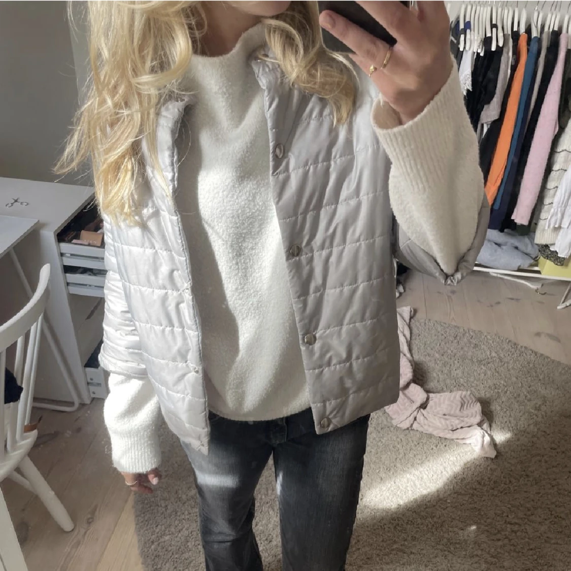 Trekvartsärmad Jacka