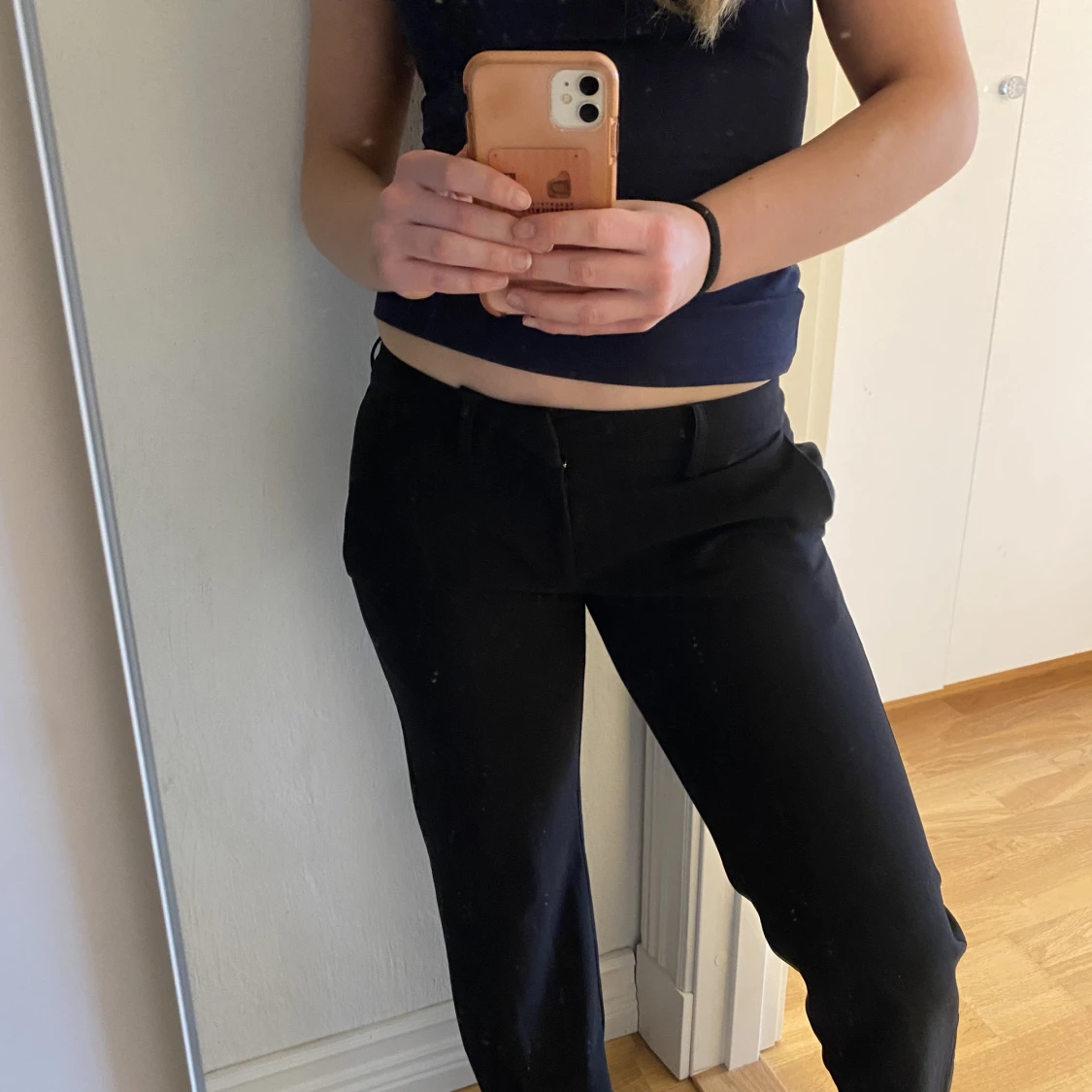 Lågmidjade kostymbyxor  - 91