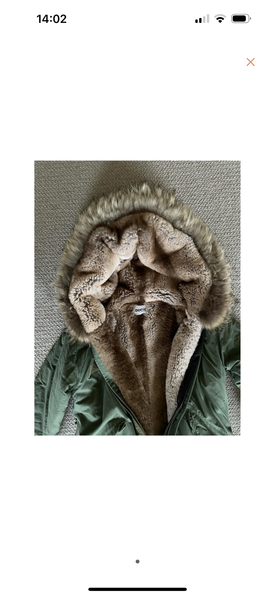 Faux fur/Parka Coat - 90