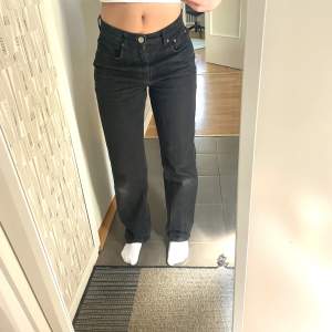 Superfina raka svarta jeans i bra skick från Gina tricot  Strl 36 men passar på mig som har 36-38 (s-m)