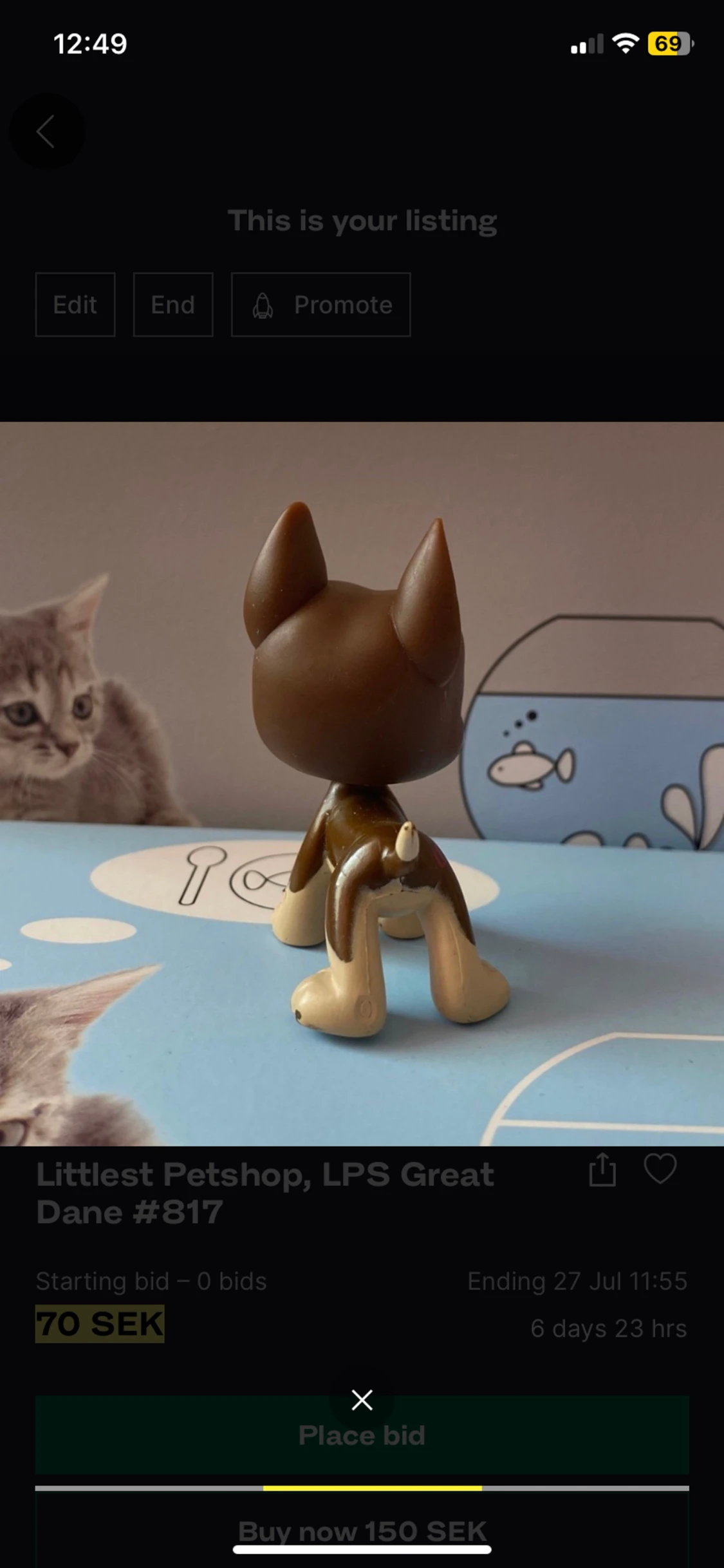 Littlest petshop, LPS Great Dane #817 - 90