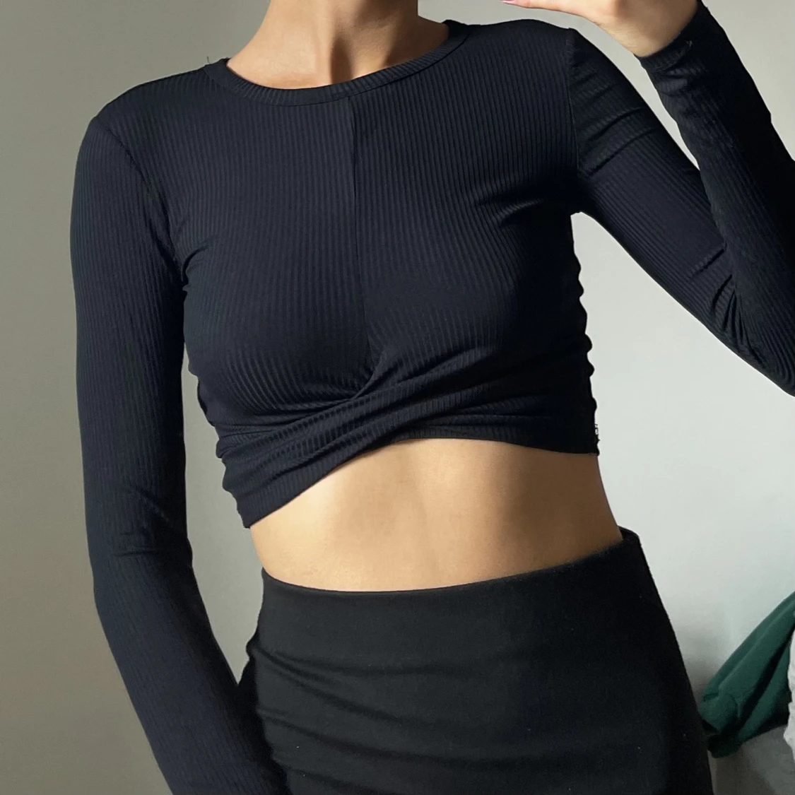 Långärmad topp från Gina tricot  - 90