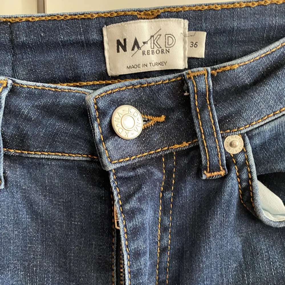 NA-KD high waist skinny jeans . Jeans & Byxor.