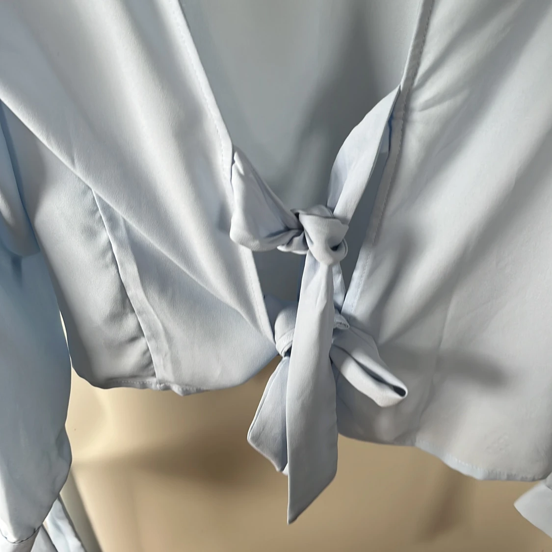 Gullig blå blus  - 90