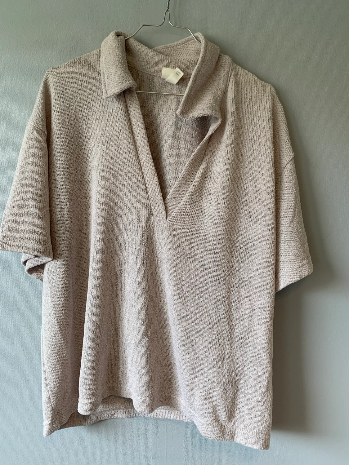 Oversize beige tröja - 23