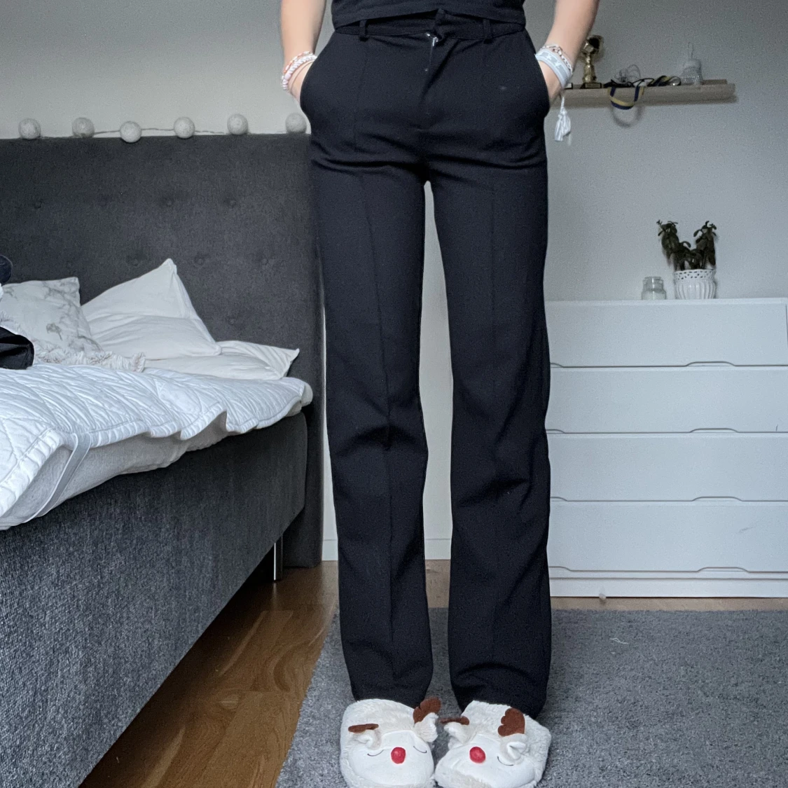 Svarta kostymbyxor💖