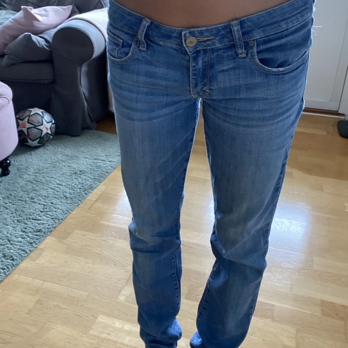 Lågmidjade jeans  - 90