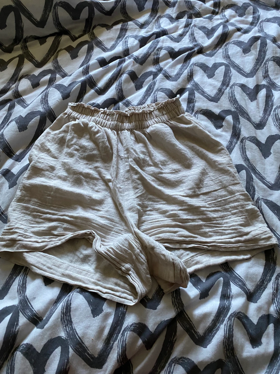 Snygg linne shorts 
