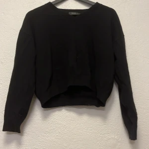 Croppad tjocktröja - Croppad tjocktröjan. Använd men lite noppig men annars i bra skick.