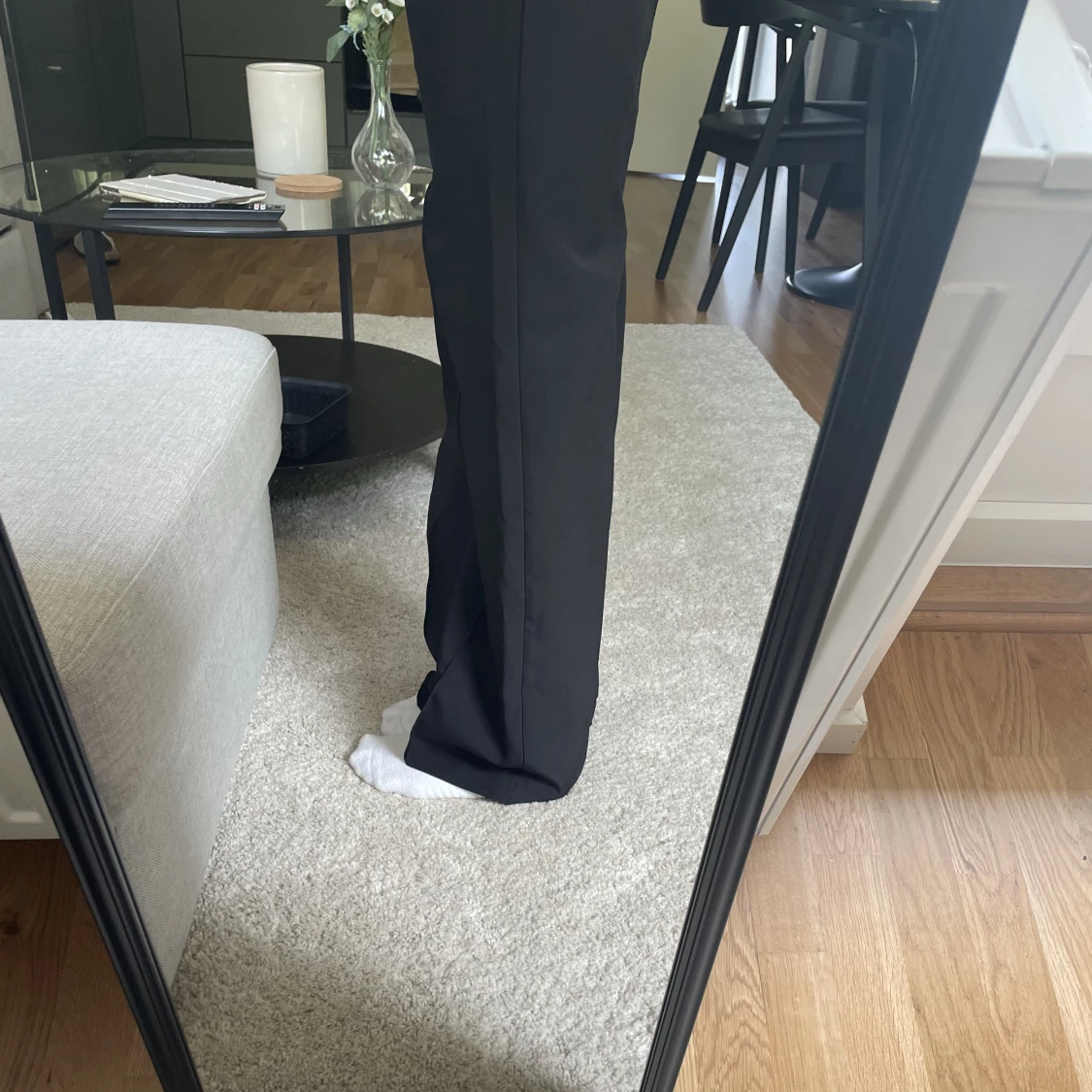 Lågmidjade kostymbyxor  - 91