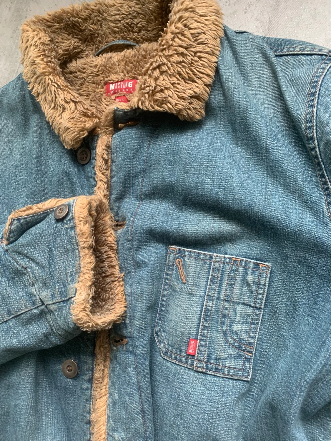 Y2k höstjacka jeans - 90