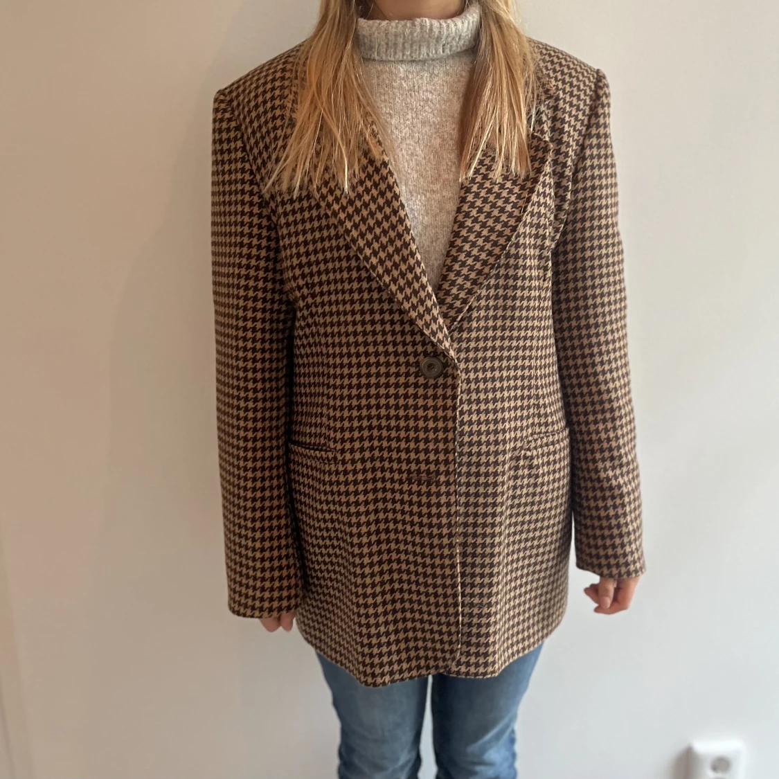 Hundtandsmönstrad Kavaj - 90