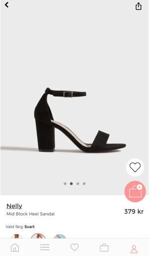 Klackar - Svarta klackar i storlek 41 från Nelly, aldrig använda💕