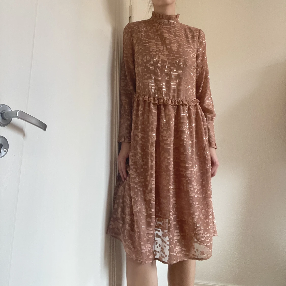 Rosegold klänning  - 90