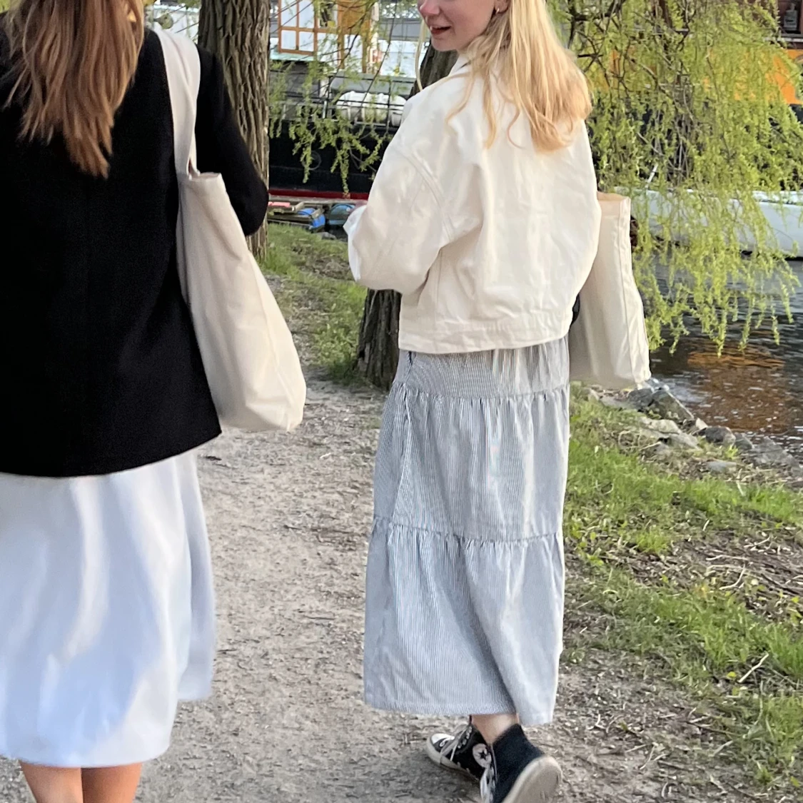 Beige jeansjacka - 91