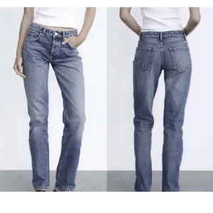 Zara jeans - Säljer mina zara jeans då dem tyvärr inte passar mig längre. De är supersköna och snygga. Säljer även ett par svarta å ljusblå💕💕