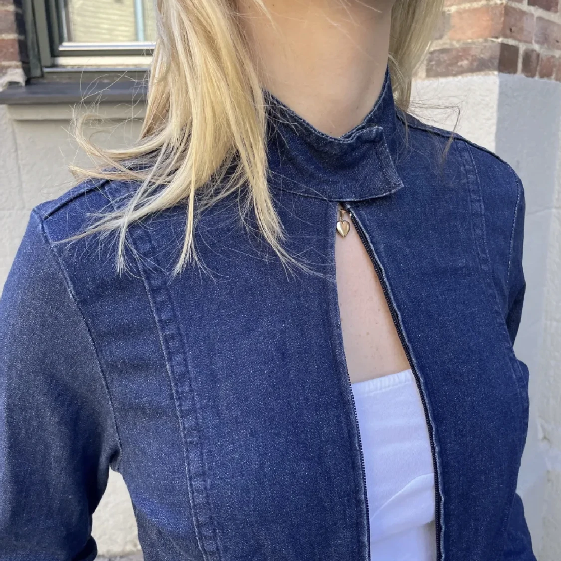 Mörkblå jacka  - 90