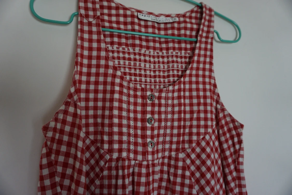 Rutig klänning  - 90