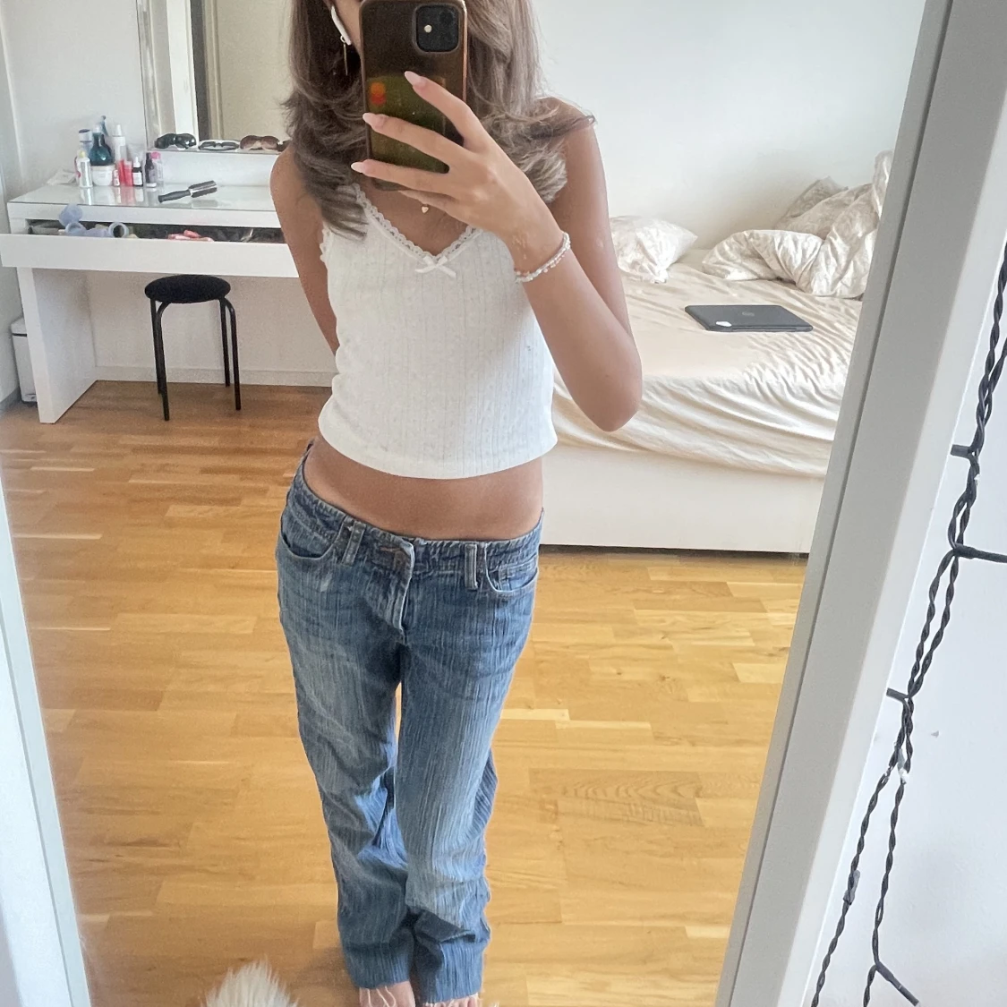 Lågmidjade jeans - 90