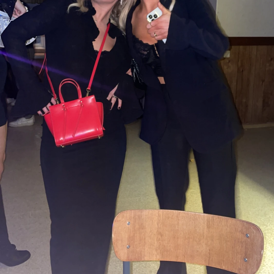 Röd väska från Zara