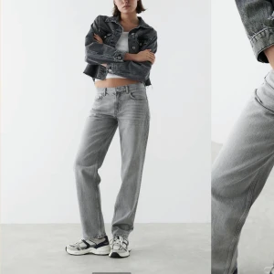 Jeans - Grå jeans från Gina, knappt använda fint skick
