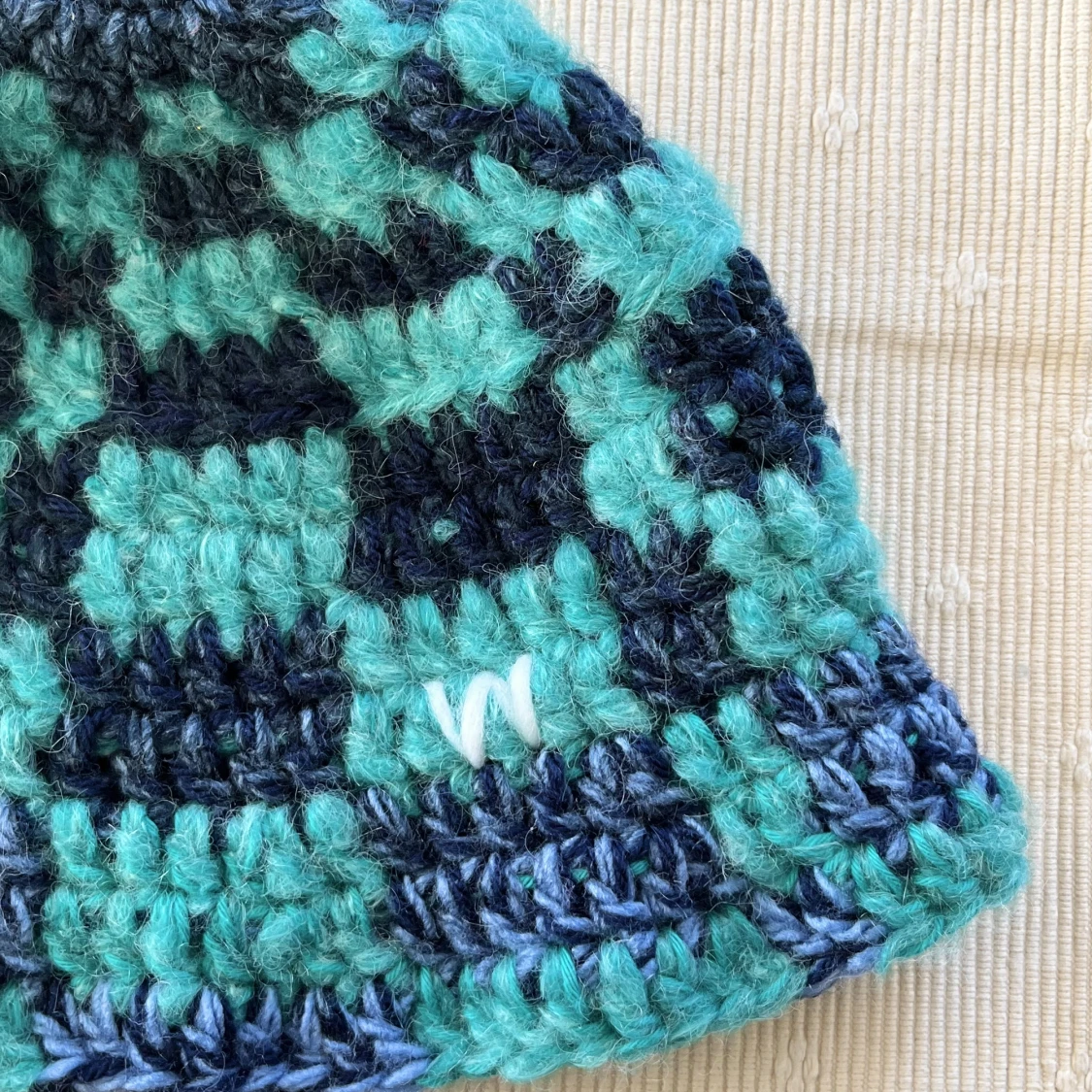 Virkad fiskarhatt - 90