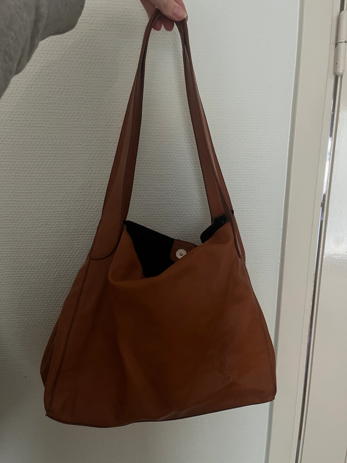 Brun Läder Väska - 90