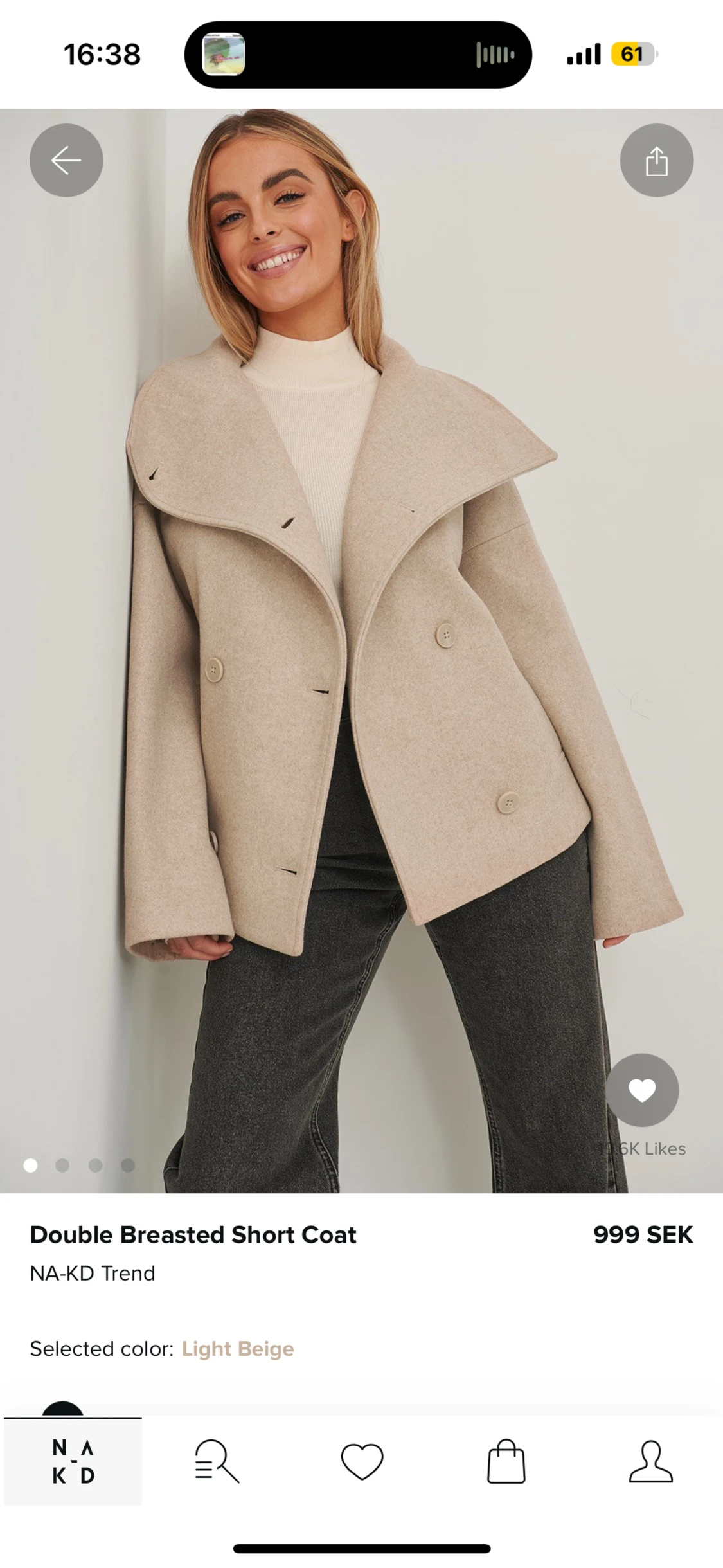 Beige kappa