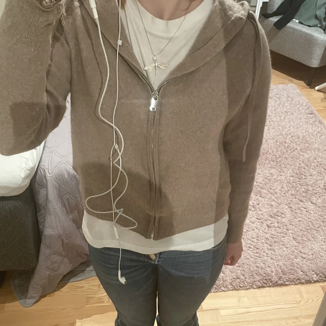 Kashmir Zip hoodie - 90