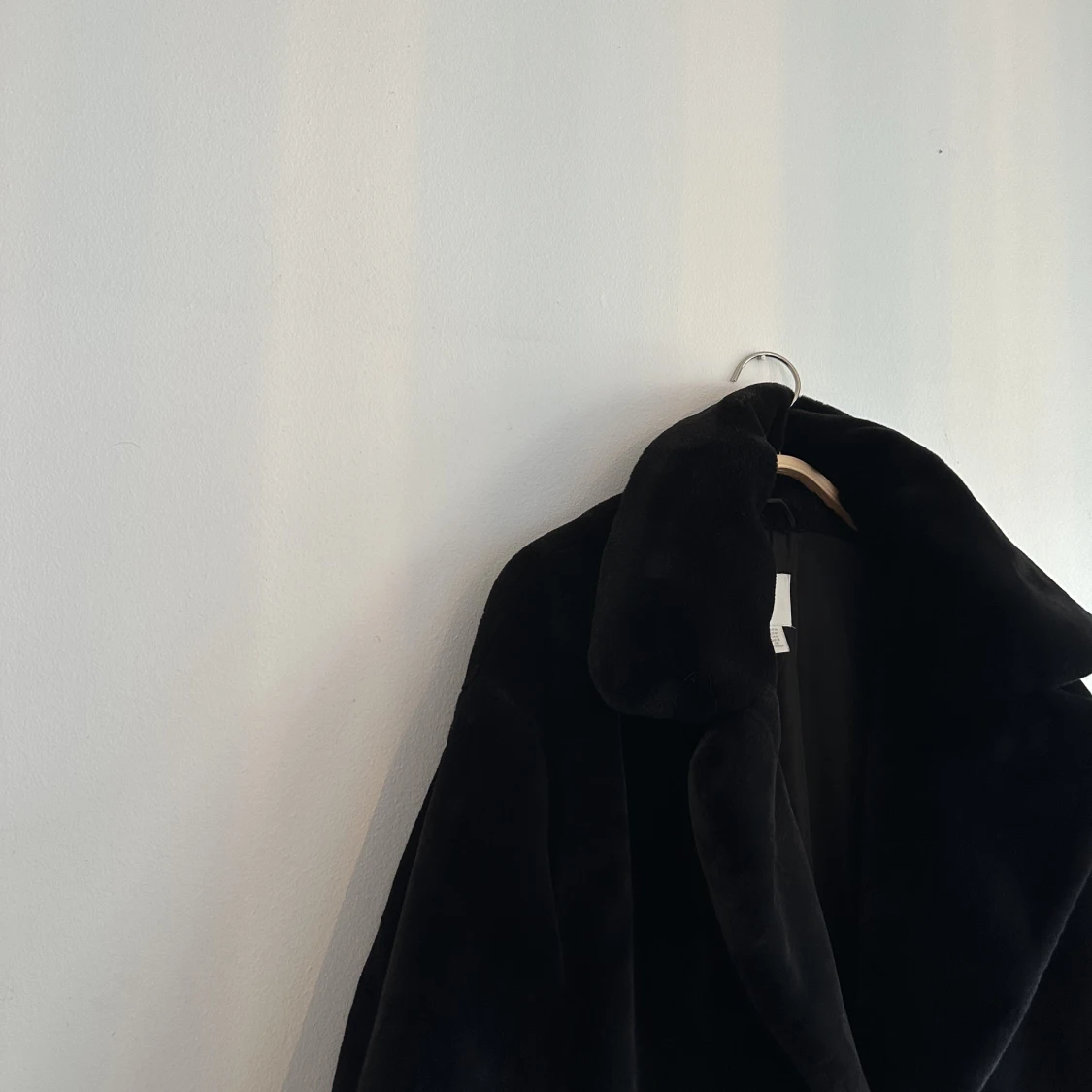 Pälsjacka H&M svart - 90