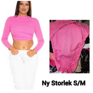 Ny snygg Rosa Topp Med öppen Rygg st S/M - NY!  STORLEK s/m