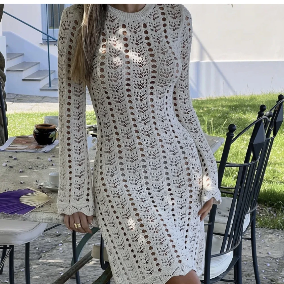 Stickad klänning 🍂 - 90